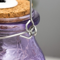 Ночник "Деллос" LED от батареек фиолетовый 7х7х17,5 см RISALUX Ночник "Деллос" LED от батареек фиолетовый 7х7х17,5 см RISALUX