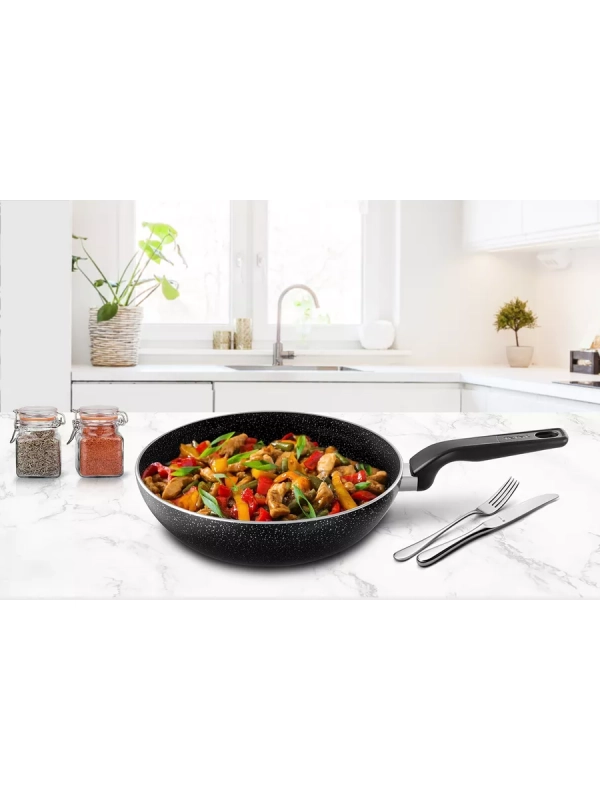 Cковорода Вок Rock 04235628, 28 см с антипригарным покрытием