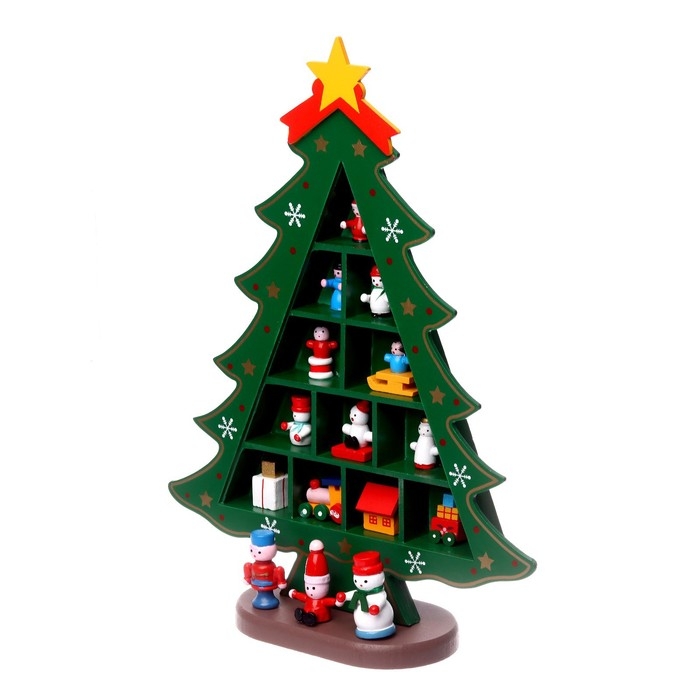 Новогодний сувенир &laquo;Ёлка с ячейками под подарки&raquo; 26 &times; 30 см