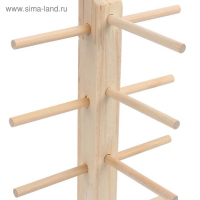 Подставка под очки, 5 мест, h=36 см, дерево, цвет бежевый Подставка под очки, 5 мест, h=36 см, дерево, цвет бежевый