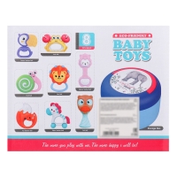 Набор погремушек с прорезывателями &laquo;Зоопарк&raquo;, в кейсе