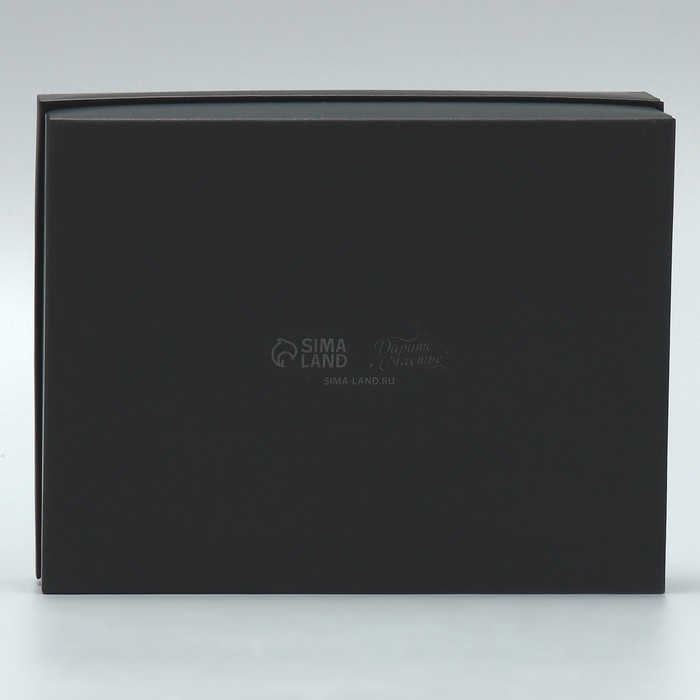 Коробка подарочная, упаковка, &laquo;Черная&raquo; 16.5 х 12.5 х 5 см