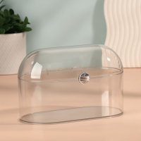 Органайзер для хранения косметики &laquo;Сундучок&raquo;, 1 секция, 22&times;12&times;14 см, прозрачный