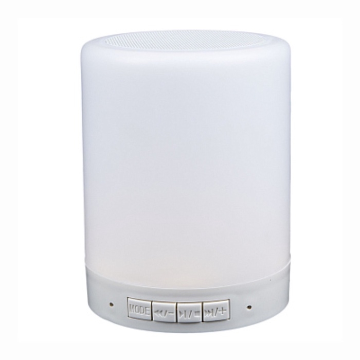 Портативная колонка PERO WS04, 3 Вт, Bluetooth 5.3, 400 мАч, подсветка, белая Портативная колонка PERO WS04, 3 Вт, Bluetooth 5.3, 400 мАч, подсветка, белая