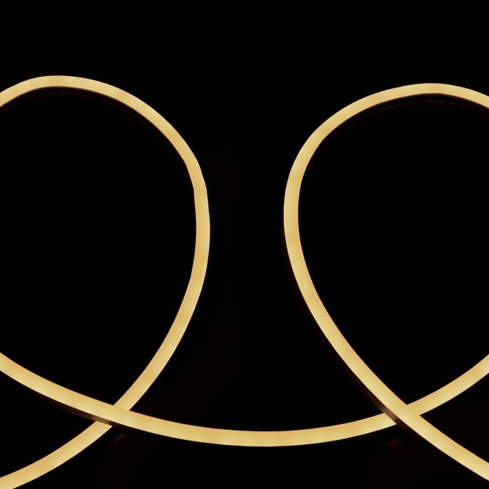 Гибкий неон Luazon Lighting 6 &times; 12 мм, IP65, 10 м, SMD2835, 120 LED/м, 12 В, свечение тёплое белое