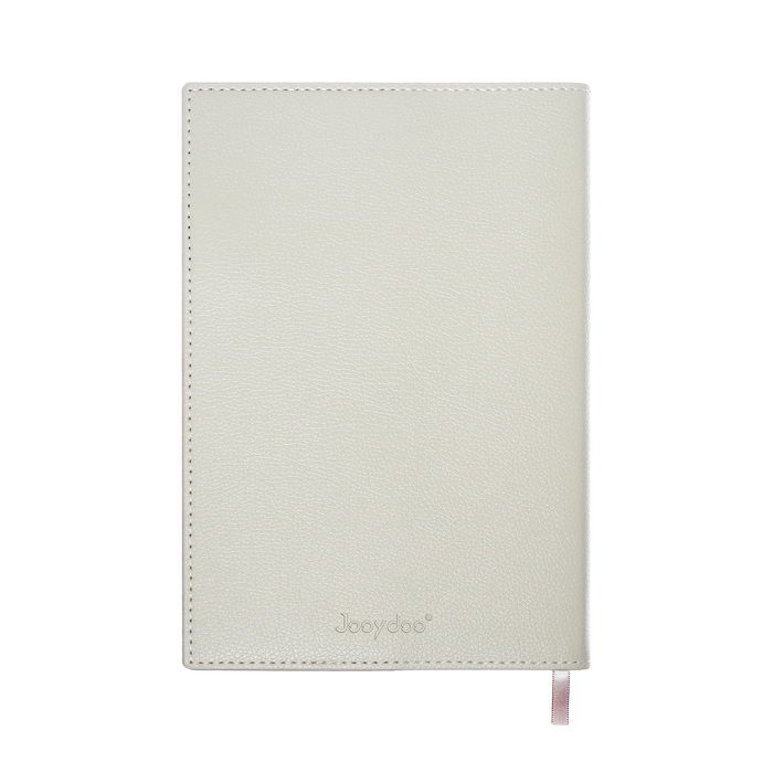 Органайзер на кольцах, А5, 128л, клетка, обл.кожзам, с боковой закладкой, Бизнес, серый