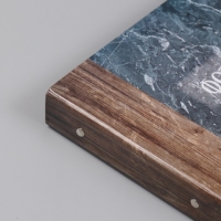 Фотоальбом 25 листов (наклейки+кольца) "Текстура дерево и камень" 19х27х3 см Фотоальбом 25 листов (наклейки+кольца) "Текстура дерево и камень" 19х27х3 см