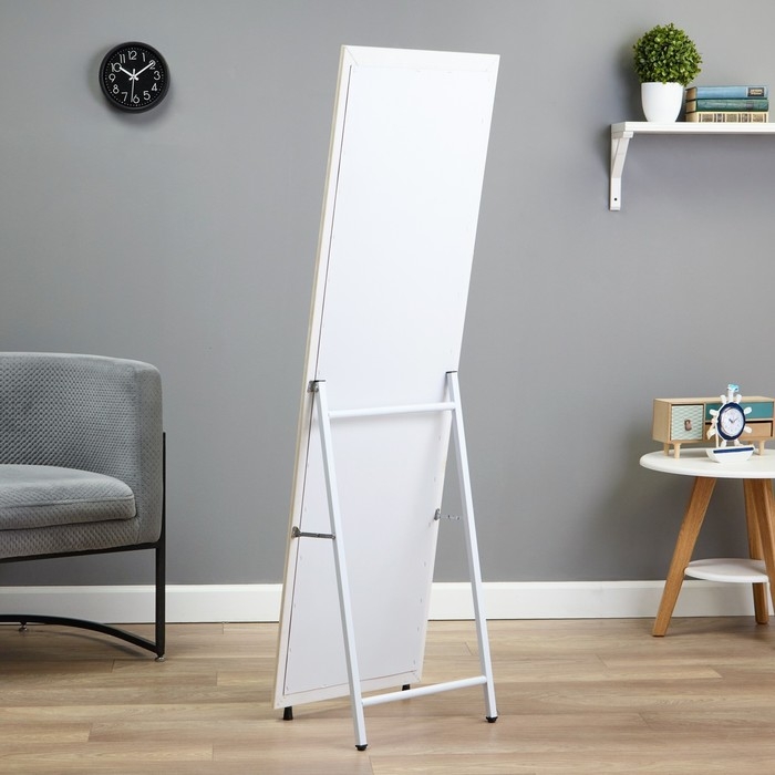 Зеркало напольное, в полный рост, 44 х 160см, слоновая кость Зеркало напольное, в полный рост, 44 х 160см, слоновая кость