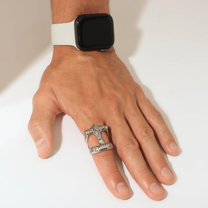 Кольцо «Тор», цвет чернёное серебро, 22 размер Кольцо «Тор», цвет чернёное серебро, 22 размер