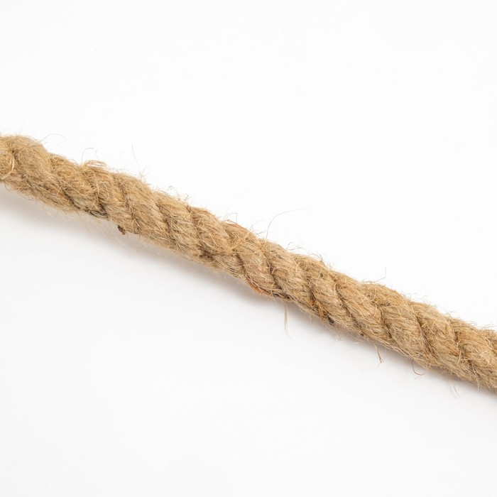 Канат пеньковый кручёный 12 мм (10 м) Канат пеньковый кручёный 12 мм (10 м)