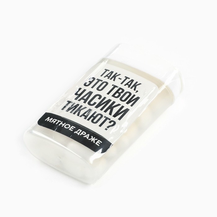 Драже конфеты в банке «Часики», мята, 18 г Драже конфеты в банке «Часики», мята, 18 г