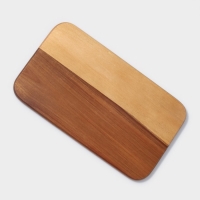 Блюдо для подачи с двумя крышками, 34&times;20&times;12 см, акация