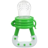 Ниблер для прикорма, с силиконовой сеточкой, цвет зеленый Ниблер для прикорма, с силиконовой сеточкой, цвет зеленый