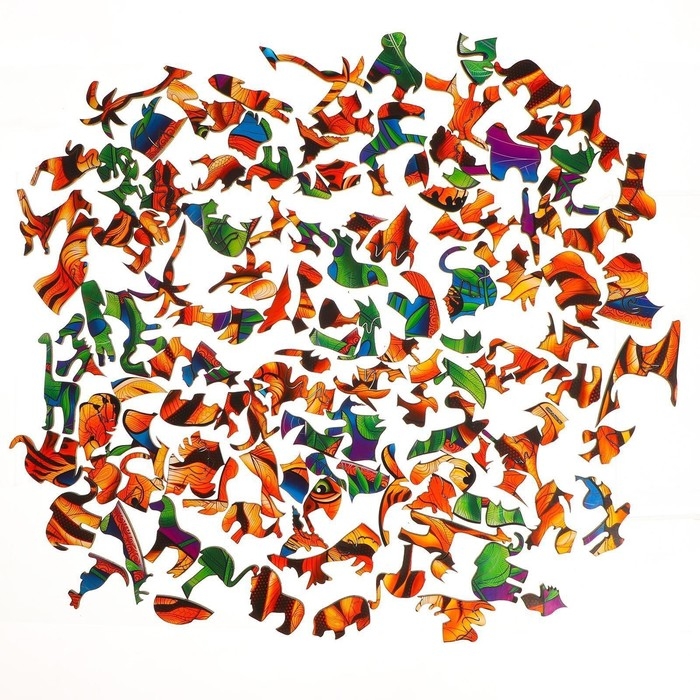 Пазл деревянный фигурный «Бенгальский тигр», 166 элементов Пазл деревянный фигурный «Бенгальский тигр», 166 элементов