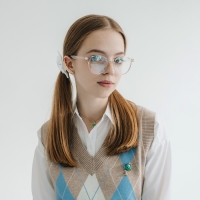 Брошь &laquo;Школа&raquo; глобус, цвет морской в золоте