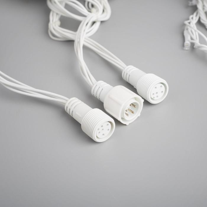 Гирлянда «Водопад» 2 × 3 м, IP44, УМС, прозрачная нить, 800 LED, свечение белое, 8 режимов, 220 В Гирлянда «Водопад» 2 × 3 м, IP44, УМС, прозрачная нить, 800 LED, свечение белое, 8 режимов, 220 В