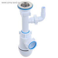 Сифон для раковины "АНИ Пласт" C1300, 1 1/4" х 40 мм с отводом стиральной машины Сифон для раковины "АНИ Пласт" C1300, 1 1/4" х 40 мм с отводом стиральной машины