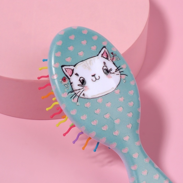 Расчёска массажная, 5,5 × 15 см, рисунок МИКС Расчёска массажная, 5,5 × 15 см, рисунок МИКС