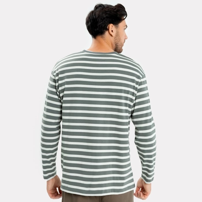 Джемпер мужской, цвет белый/ зелёный, размер 48 (M) Джемпер мужской, цвет белый/ зелёный, размер 48 (M)