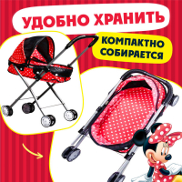 Коляска для кукол с металлическим каркасом, Минни Маус