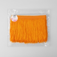 Тесьма декоративная &laquo;Бахрома&raquo;, 15 см, 5 &plusmn; 0,5 м, цвет золотисто-бежевый