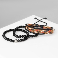 Браслет мужской «Стиль успеха» косичка, 5 нитей, цветной, d=7 см Браслет мужской «Стиль успеха» косичка, 5 нитей, цветной, d=7 см