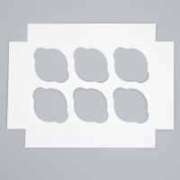 Коробка складная на 6 капкейков с окном «Счастливого Нового года», 25 х 17 х 10 см, Новый год Коробка складная на 6 капкейков с окном «Счастливого Нового года», 25 х 17 х 10 см, Новый год