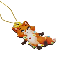 Ёлочная деревянная подвеска &laquo;Новый год! Лисичка&raquo;