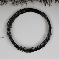 Гирлянда «Нить» 5 м роса, IP20, зелёная нить, 50 LED, 2 режима, батарейки AAх3 (нет в комплекте), свечение белое Гирлянда «Нить» 5 м роса, IP20, зелёная нить, 50 LED, 2 режима, батарейки AAх3 (нет в комплекте), свечение белое