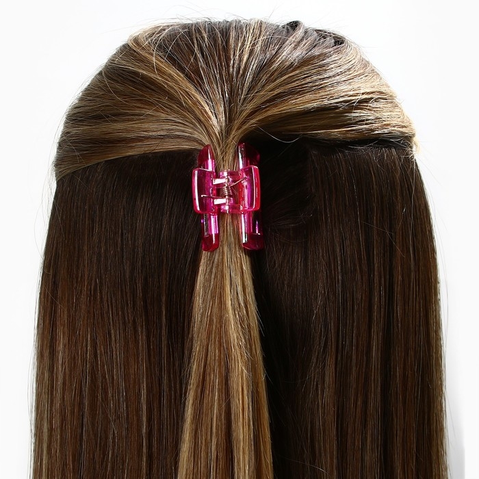 Краб для волос 3 шт. &laquo;Нежность&raquo; 3 шт, 4 х 2,5 х 2 см.