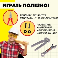 Набор инструментов &laquo;Столяр&raquo;, 11 предметов, цвет МИКС