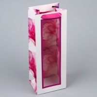 Пакет подарочный под бутылку, упаковка, &laquo;В этот день можно всё!&raquo;, 36 х 13 х 10 см