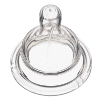 Соска на  бутылочку, антиколиковая, от 6 мес.,  Крошка Я, широкое горло,  медленный поток,  &Oslash;50 мм.