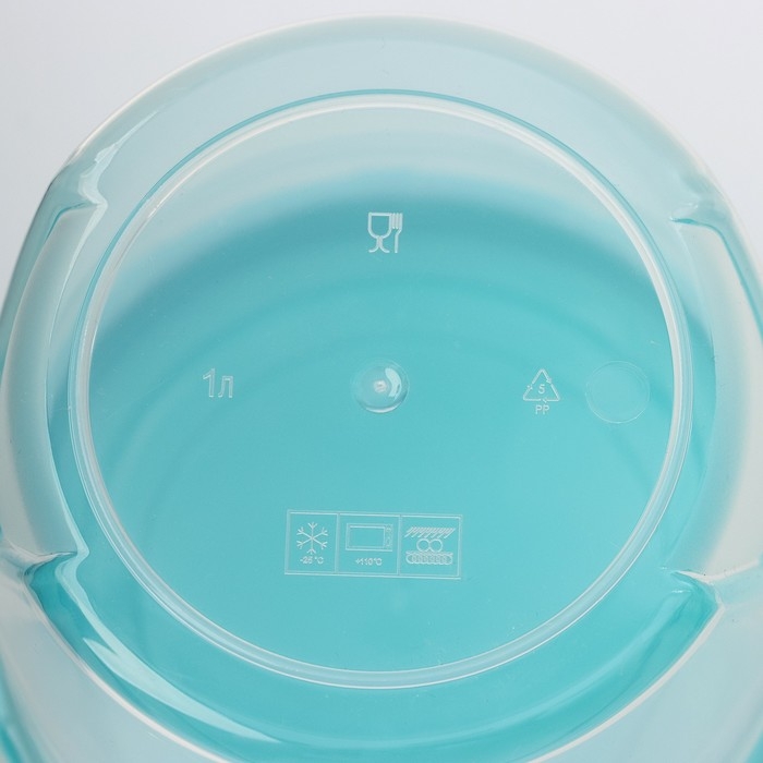 Набор банок для хранения продуктов с крышкой &laquo;Фиджи&raquo;, 2 шт: 0,7 л, 1 л