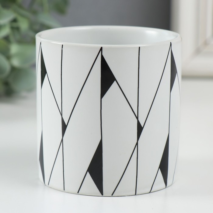 Вазон керамика "Абстракция" 200 мл 7,3х7,3х7,3 см