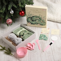 Набор подарочный "Змейка" полотенце и акс Набор подарочный "Змейка" полотенце и акс