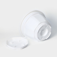 Кашпо настенное &laquo;Ника&raquo;, d=20 см, 3 л, цвет белый