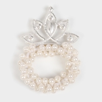 Резинка для волос новогодняя &laquo;С новым годом&raquo; на Новый год, диам 5 см