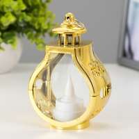 Ночник "Застывшая свеча" 3хLR1130 золотой 5х7,5х12 см RISALUX Ночник "Застывшая свеча" 3хLR1130 золотой 5х7,5х12 см RISALUX