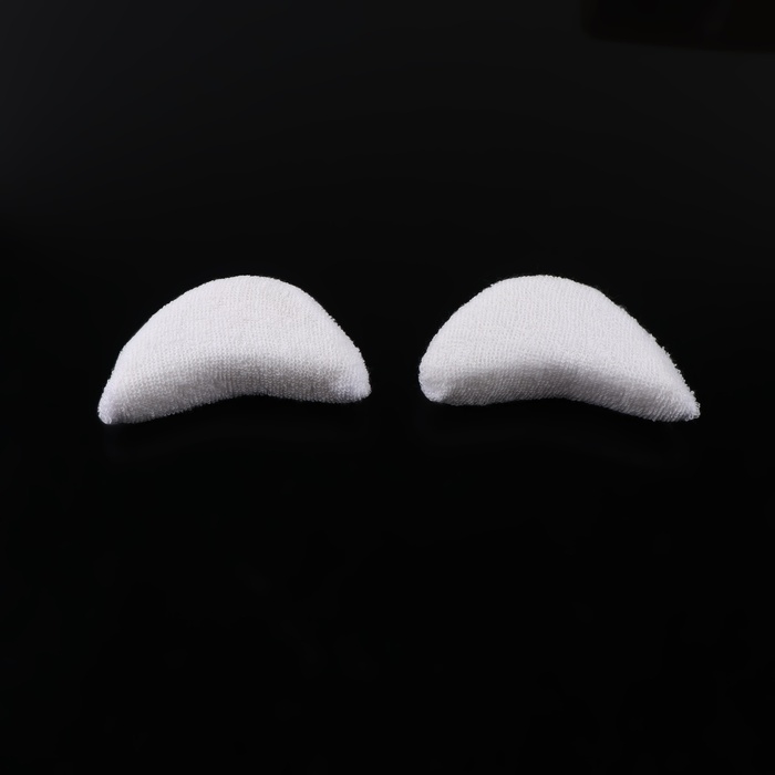 Вставки для уменьшения размера обуви, 7,5 &times; 4,5 см, пара, цвет белый