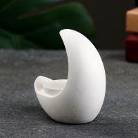 Подсвечник "Месяц 3D" перламутр, 10х10х6см Подсвечник "Месяц 3D" перламутр, 10х10х6см