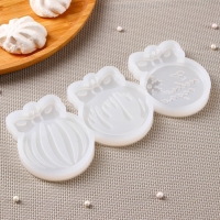 Силиконовая форма &laquo;Ёлочные игрушки&raquo;, 3 шт, цвет прозрачный