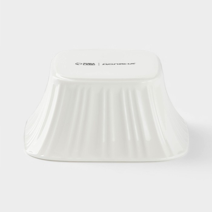 Форма для выпечки из жаропрочной керамики Доляна &laquo;Маффин&raquo;, 11&times;5 см, цвет белый