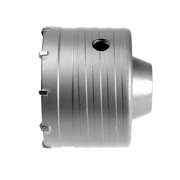 Коронка буровая ТУНДРА, высота 60 мм, М22 х 83 мм