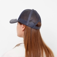 Бейсболка женская с сеткой MINAKU, цвет серый, размер 56-58