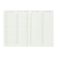 Ежедневник датированный 2024 A5 176 листов, deVENTE.Belcanto, твёрдая обложка из искусственной кожи с поролоном, ляссе, кремовый блок 70 г/м2, чёрный