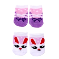 Одежда для кукол &laquo;Зайка&raquo;, носочки, 2 пары