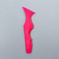 Трафарет для нанесения макияжа, 15 × 4,5 × 0,7 см, цвет розовый Трафарет для нанесения макияжа, 15 × 4,5 × 0,7 см, цвет розовый