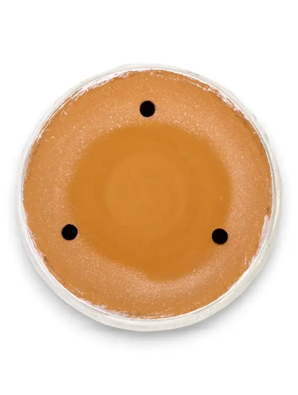 Горшок цветочный с поддоном 2,6 л, d18/h16 см белый керамика, "Венера" (М)