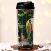 Термостакан новогодний пластиковый &laquo;Сказочных мгновений&raquo;, 350 мл